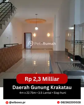 DIJUAL RUKO JALAN GUUNG KRAKATAU