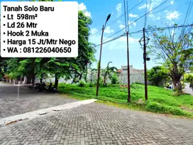 Jual Tanah di Dalam Perumahan Premium SOLO BARU, Hook 2 Muka