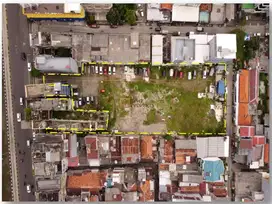 LOKASI STRATEGIS PUSAT KOTA, DIJUAL TANAH GAJAH MADA LUAS 3.593M2 SHM