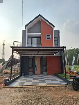 Townhouse 2 lantai konsep minimalis modern 3 kamar tidur
