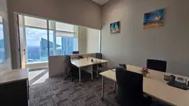 Sewa Kantor Fully Furnished 9 Pax + Director Room di Equity Tower SCBD