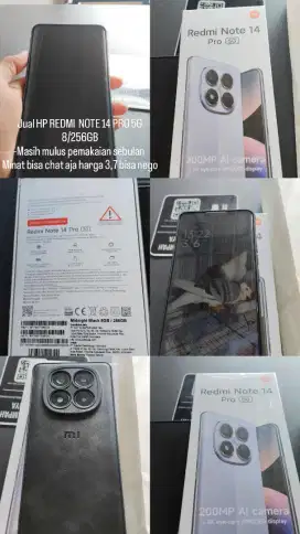 JUAL HP REDMI NOTE 14 PRO 5G
