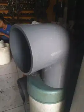 Elbow pipa pvc 6 inch