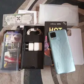 Infinix Hot 10s NFC 4+4/128Gb Fullset Mulus
