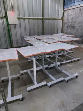 Meja mayo kayu/meja makan rumah sakit