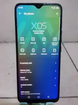 (Nego) Jual Handphone Infinix Hot 10 Play Batangan