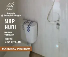 Rumah SIAP HUNI unit terbatas di SEMPLAK BOGOR lengkap fasilitas