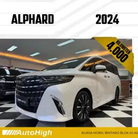 DP10% [Km4.000] Alphard G CVT 2024 White / Hybrid Reg 2025 #AUTOHIGH