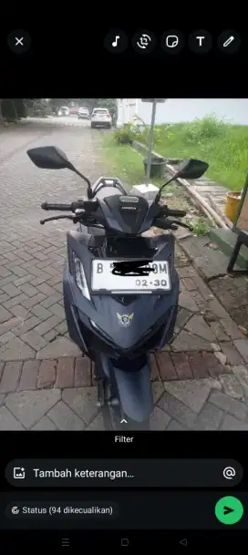 Jual motor Honda Vario 160cc
