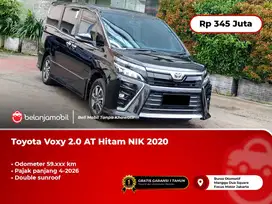 [ PAJAK PANJANG ] Toyota Voxy 2.0 AT Hitam NIK 2020/2021