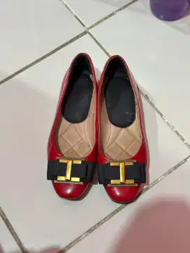 Flatshoes merah size 36 NEGO