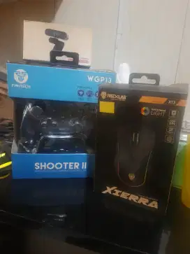 Mouse Rexus xiera x13, stick wireless fantech wgp shooter II, Webcam