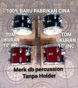 100%br TERMURAH 10inc TOM DRUM CHINA