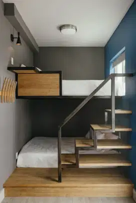 Tempat tidur anak , Backdrop tv , Kitchen set , Lemari pakaian