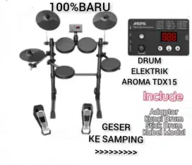 100%br TERMURAH DRUM ELEKTRIK CINA AROMA TDX15