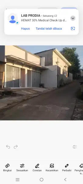 Di sewakan Rumah kios