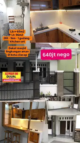 Rumah dijual wilayah cilacap kota