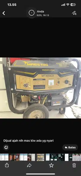 Genset maestro 2500 watt