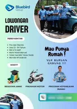 Dibutuhkan Segera Driver Taksi Online, Eksekutif dan Rental