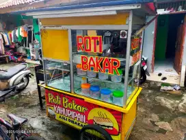 Dijual gerobak roti bakar