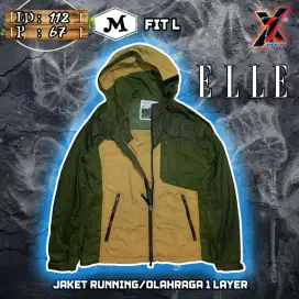 JAKET RUNNING/OLAHRAGA ELLE PARIS PRIA/WANITA