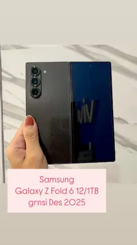 Samsung galaxy Zfold 6 12/1TB  black