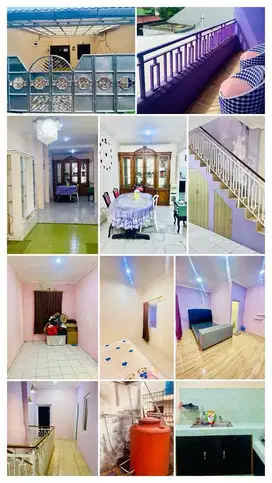 Di Kontrakan Rumah Semi Furnish Tahunan Bebas Banjir 3 Akses Toll