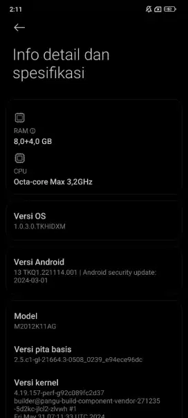 POCO F3 8/256 SNAPDRAGON