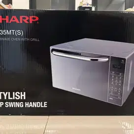 Sharp Microwave Oven R-735MT(S) Hitam 25 Liter Baru Hadiah