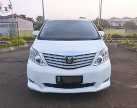 Toyota Alphard Q 3.5 V6 Executive seat 2010 2011 putih Mulus terawat