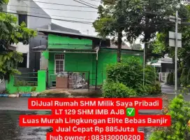 Jual Cepat Rumah Tua Luas Murah BU  Pemilik Langsung Tanpa Perantara