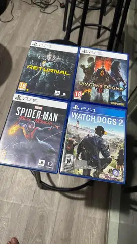 Kaset ps5 spiderman watch dog