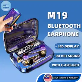 Tws Earphone Gaming M19 Headset Bluetooth