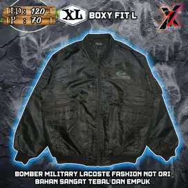 JAKET BOMBER MILITARY TEBAL LACOSTE FASHION
