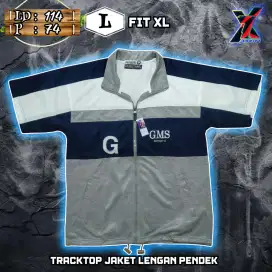 JAKET TRACKTOP LENGAN PENDEK PRIA SPORTY