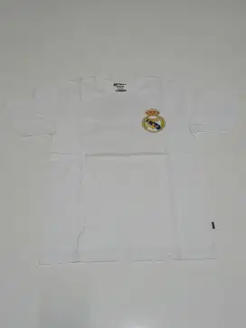 Kaos Oblong White Putih Tshirt Upsz Real Madrid