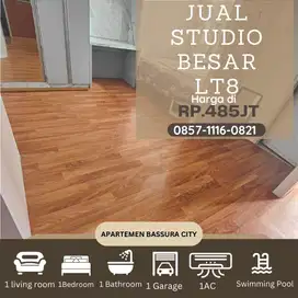 Jual 2BR modif studio super besar atas mall apartemen bassura city