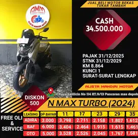 KM 8 RB DP 3 JUTA AJA !! YAMAHA N MAX TURBO 2024