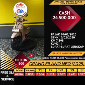 KM 7 RB DP 3 JUTA DOANG !! GRAND FILANO NEO 2025
