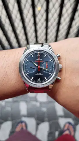 Omega Speedmaster 57 Co-Axial Chronograph Navy Dial Automatic