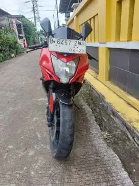 Kawasaki Ninja 250cc merah surat lengkap