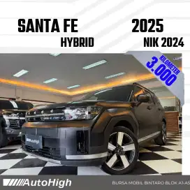 DP10% [Km3.000] Santa Fe Hybrid 2024 Black Reg 2025 #AUTOHIGH