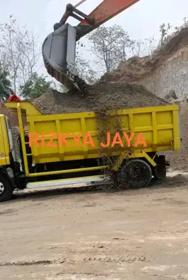 Pasir bangunan isi 7 kubik full padat