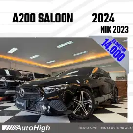 DP10% [Km14.000] A200 Saloon Sunroof 2023 Black Reg 2024 #AUTOHIGH