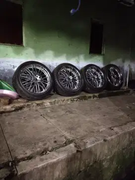 4 Velg Exe Pegasus R22 + Ban Masih Tebal Second 15jt Nego