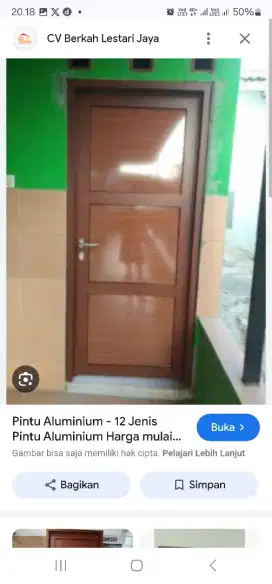Jasa tukang kaca pintu aluminium fasad acp dll