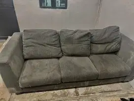 DIJUAL SOFA 3 SEATER BIG SIZE LIKE NEW CUMA DIPAKE 1 Bulanan