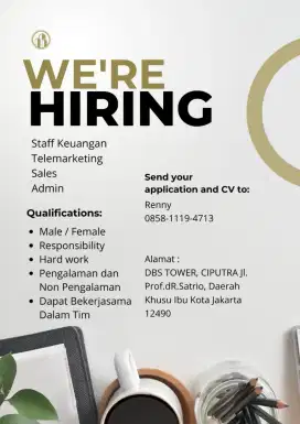 Staff finance/keuangan