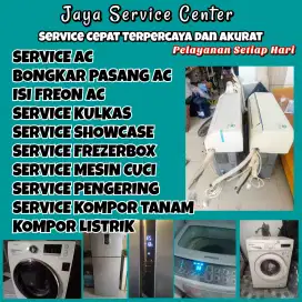 Service AC Bongkar Pasang AC Servis Mesin Cuci Kulkas Frezerbox Wiyung