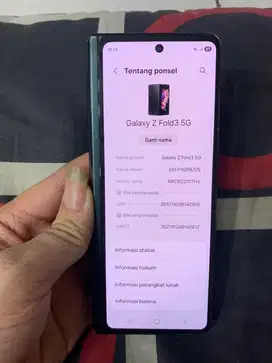 Jual samsung z fold 3 512gb